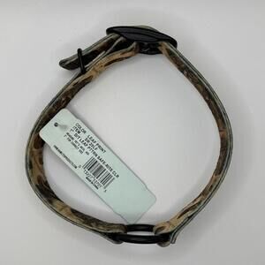 Hamilton  Leaf Pattern Dog Collar 1" x 20" - Med-Lg NWT Camo Hunting Sport‎